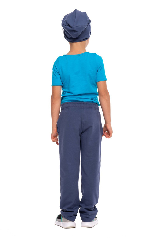 Pantalón de chándal recto largo de mezclilla