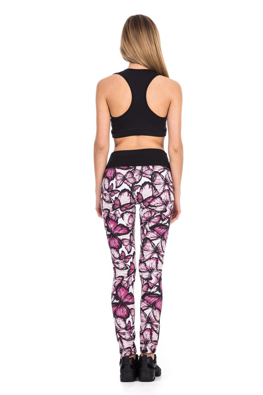 Leggings donna a vita alta BUTTERFLIES