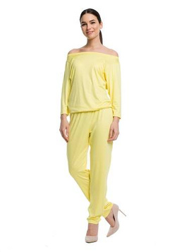 Tailleur pantalon femme - citron