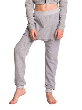 Pantalones pantalones de chándal bebé melange gris
