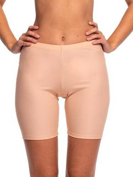 Women's and children's short nude leggings shorts.