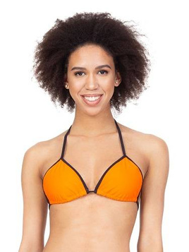Maudymosi kostiumėlis BIKINI Top - RENNWEAR oranžinis
