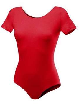 Red Short Sleeve Gymnastic Training Body B100K