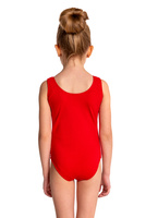 Body de gymnastique sans manches B100B rouge
