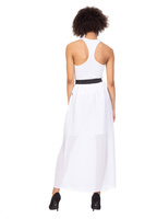 MAXI Chiffon Skirt - White.