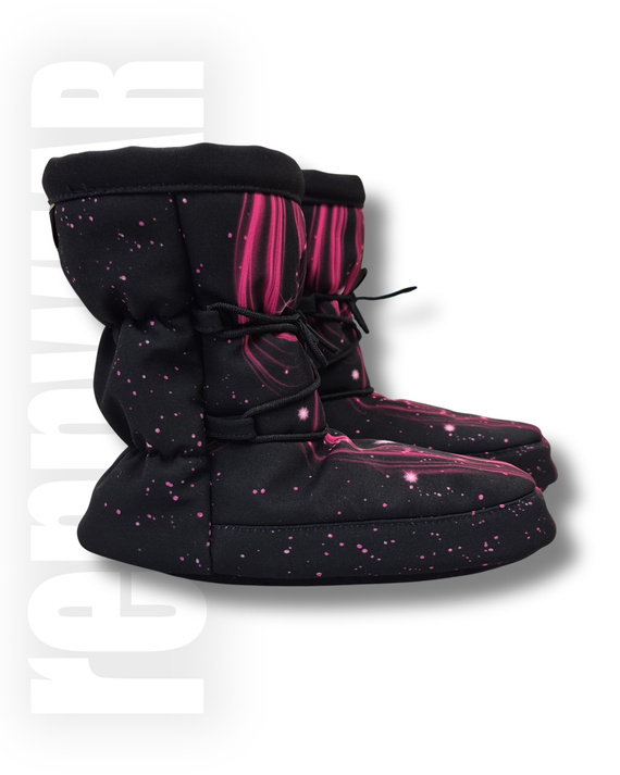 FUCHSIA SKY | Booties | Botki | Ciepłe Buty do rozgrzewki | Ocieplacze | unicorn | rennWEAR