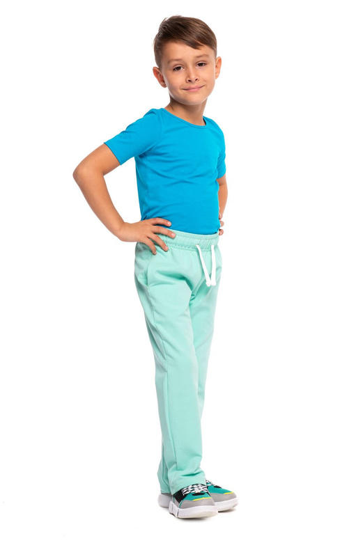 Pantalones de chándal rectos largos pistacho