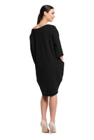 Sukienka Tunika Bluza Oversize damska czarny
