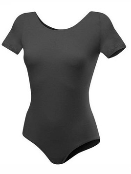 Body allenamento ginnastica a maniche corte B100K grafite