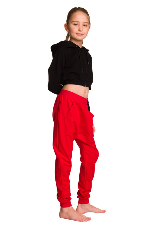 Pantalones dresowy pantalones rojos