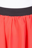 MAXI coral chiffon skirt