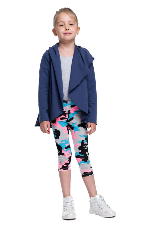 Cardigan in denim da donna e bambino