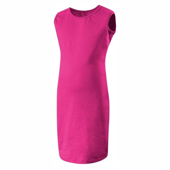 Ärmlös pennklänning - Fuchsia