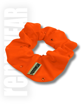 Gumka do włosów z kamieniami | pomarańczowy | rennWEAR