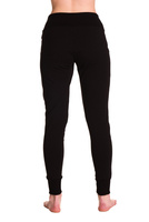 Pantaloni de trening negri, strânși, de damă