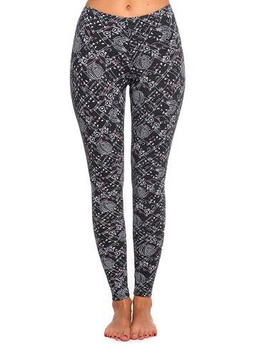 Leggings deportivos de mujer para niños con estampado gris CATS gris