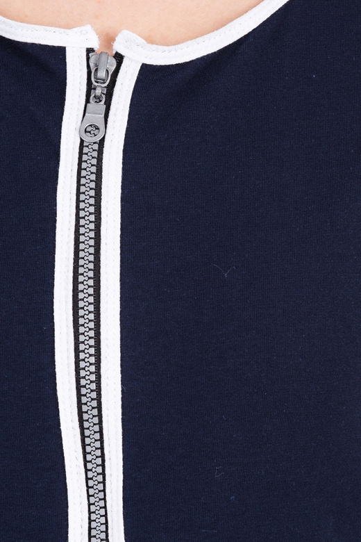 Robe de soirée femme avec un sweat-shirt crayon bleu marine