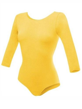 Gymnastic Body Training Sleeve 3/4 B10034 Yellow