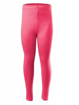 Legging sport femme homme enfant avec une longue jambe en coton corail