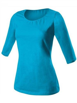 T-shirt manches 3/4 - turquoise