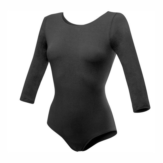 Body de antrenament de gimnastică cu mâneci 3/4 B10034 grafit