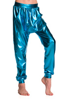 Turquoise Metallic Children's Dance Pants