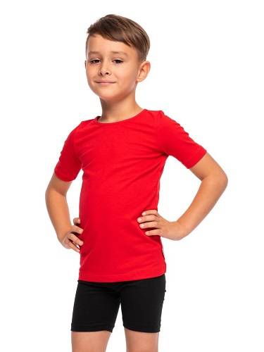 T-shirt da allenamento a maniche corte danza/ginnastica - rossa