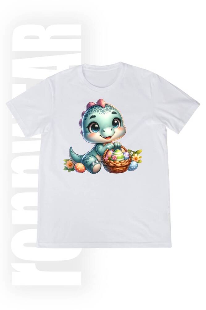 T-shirt Koszulka - Dinozaur Wielkanoc