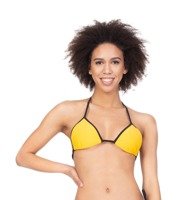 Strój kąpielowy BIKINI Góra - RENNWEAR żółty