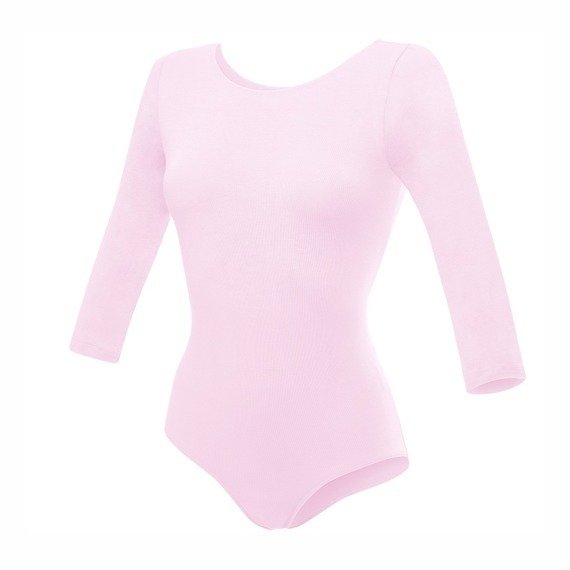 Body antrenament gimnastica cu maneci 3/4 B10034 roz