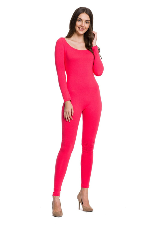 Salopeta DR cu picioare lungi - coral