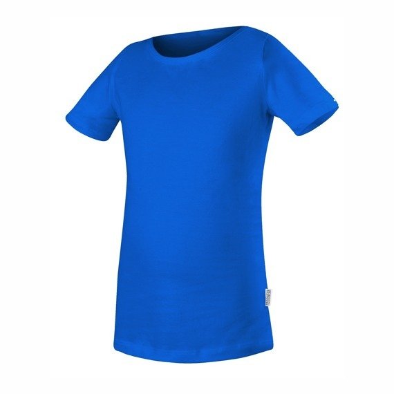 Camiseta de entrenamiento danza/gimnasia manga CORTA - azul aciano