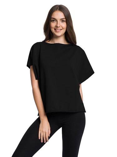 Svart oversize t-shirt