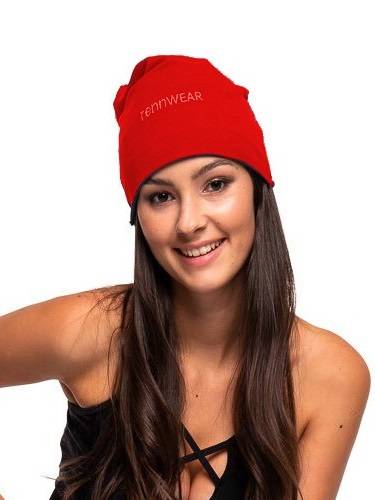 RennWEAR gorro de chándal para mujer, hombre, niño, rojo